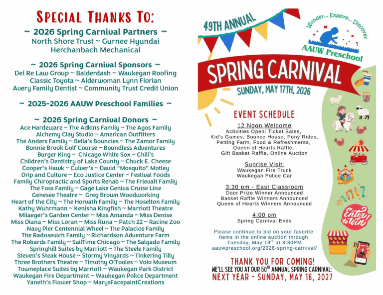 Schedule of Events