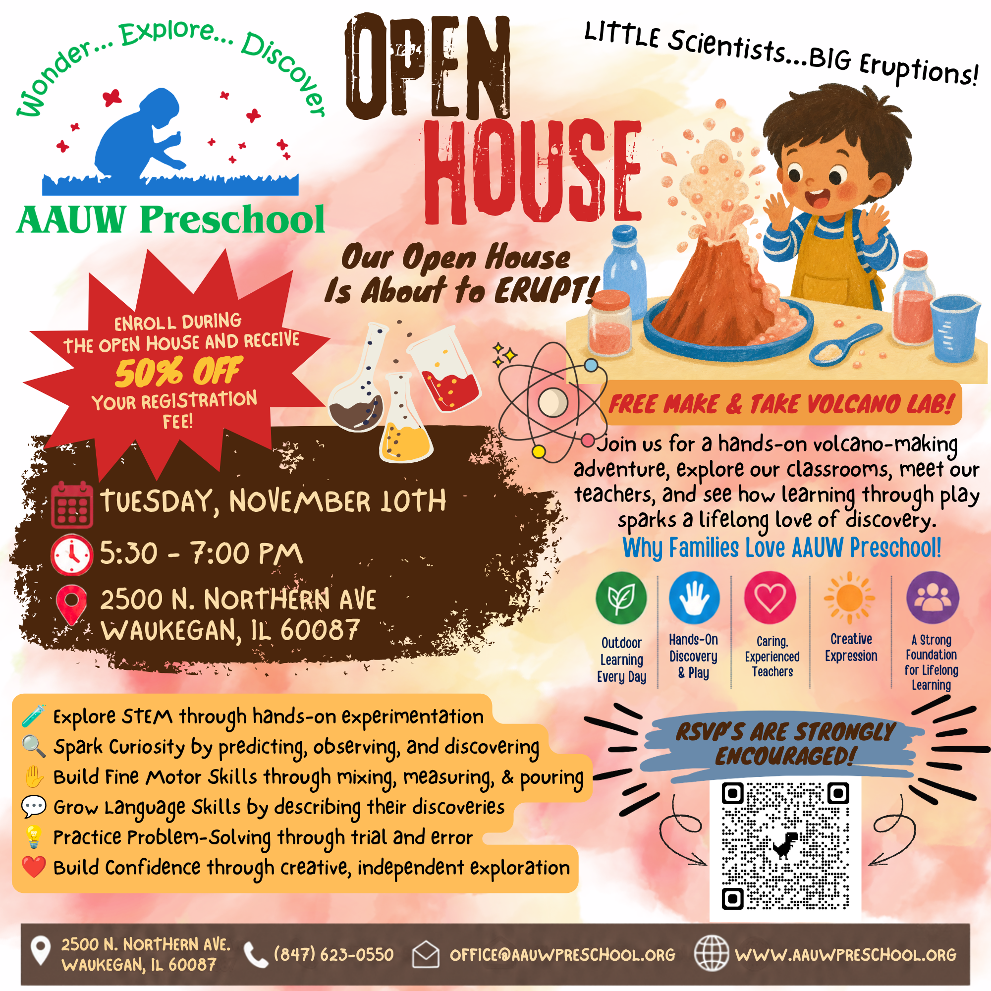 Little Scientists BIG Eruptions Open House